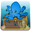 Protect Octopus Treasure: Deep Sea Ocean Water Hunt For Pirate Gold