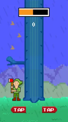 Game screenshot LumberJack Cut The Beanstalk: Lumberman Edition - 8 bit Pixel Fun Kids Games hack