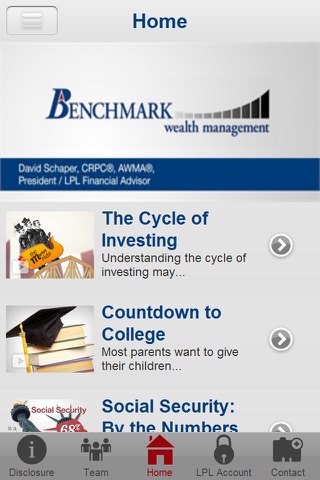 Benchmark Wealth Management screenshot 2