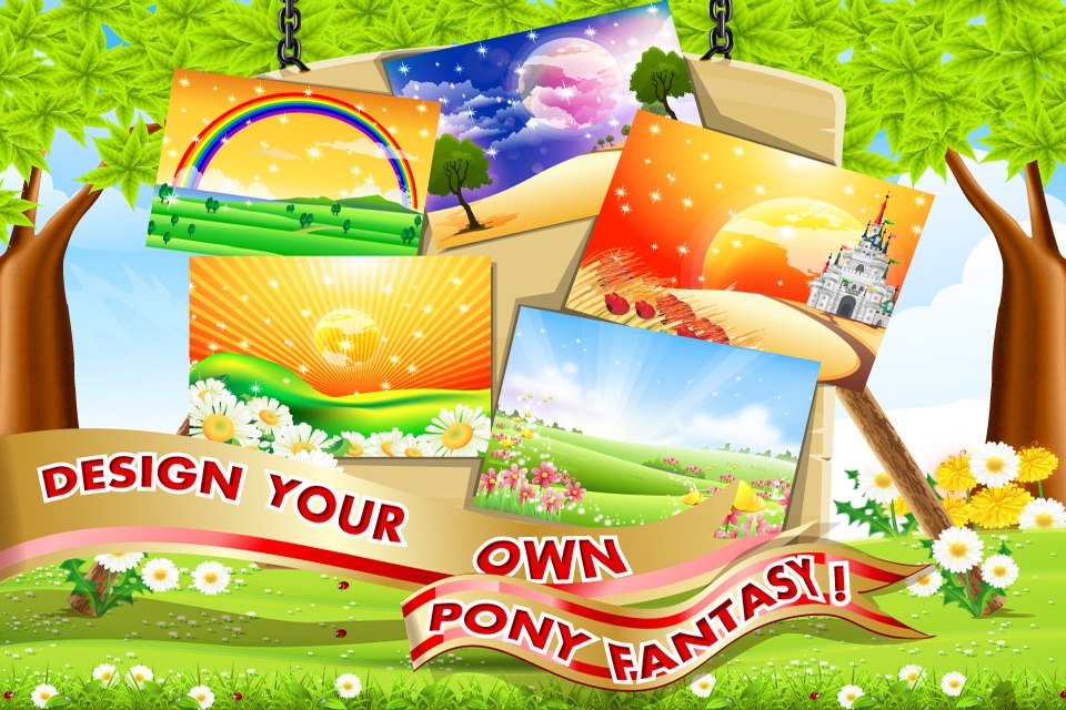 A Magic Pet Pony Horse World - Dress Up Your Cute Little Pony Free screenshot 4