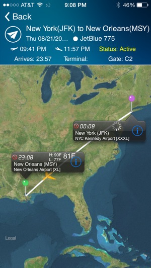 New Orleans Airport + Flight Tracker MSY Louis Armstrong(圖1)-速報App