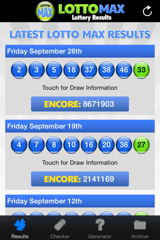 Lotto Max screenshot 3