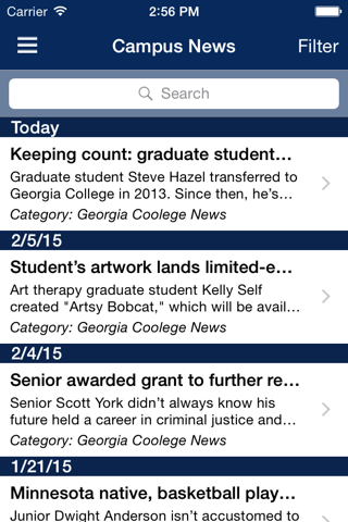 Georgia College Mobile screenshot 2