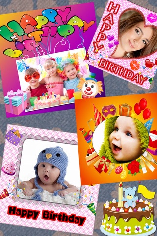 Birthday Frames and Stickers screenshot 2