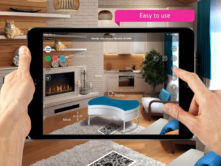 Fingo Furniture - Augmented Reality Interior App. Catalogue 3D