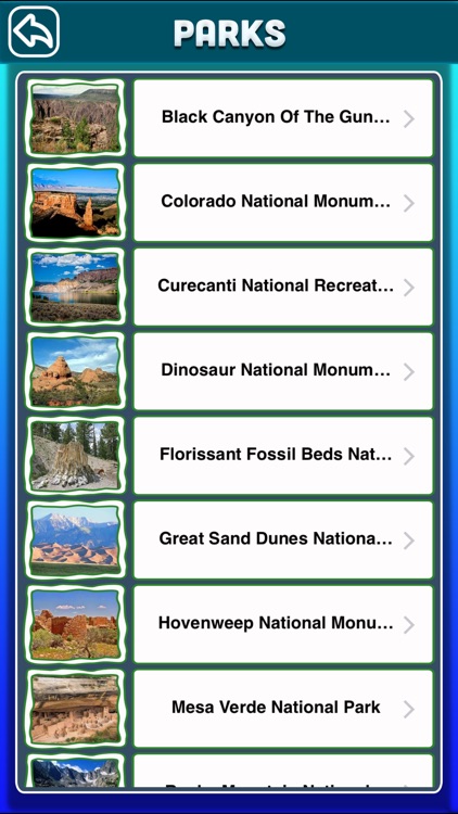 Colorado National & State Parks