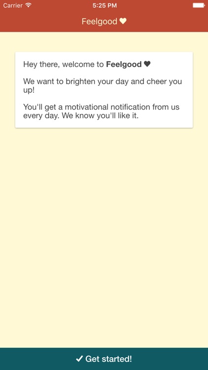 Feelgood - Personal motivation screenshot-3