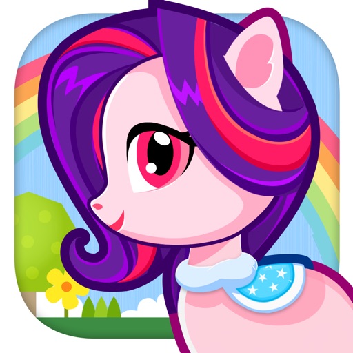 Rainbow Pony's New Dress - Pet Salon Adventures! iOS App