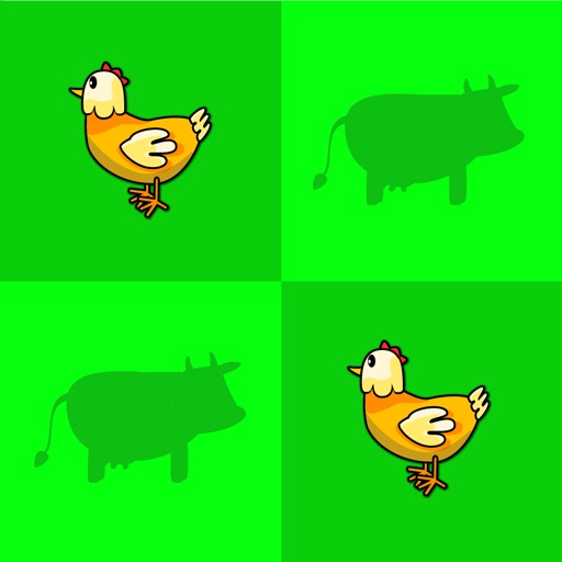 Preschool Memory Match - Farm and Jungle Animal Sounds Icon