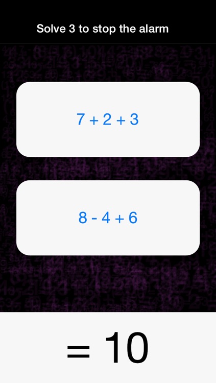 Mathe Alarm Clock - Black Edition