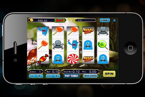 Slots Candy Monster Pro screenshot 2