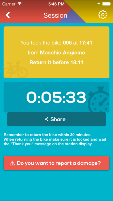 How to cancel & delete Bike Sharing Napoli from iphone & ipad 4