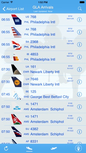 Glasgow Airport - iPlane Flight Information(圖1)-速報App