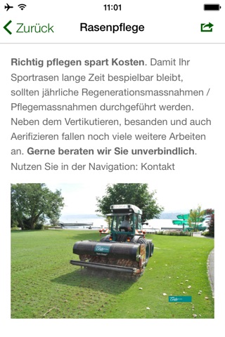 Sportrasen von Trüb für Grün screenshot 2