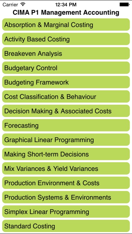 CIMA P1 Management Accounting