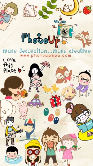 GirlsGang Stamp by PhotoUp - cute girl doodle stamps for dec(圖5)-速報App