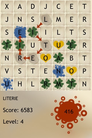 Words French - The rotating letter word search puzzle board game screenshot 2