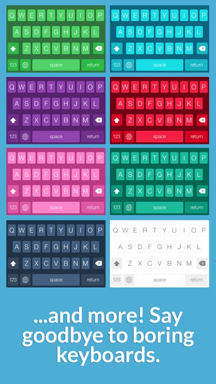 Color Keyboards for iOS 8!