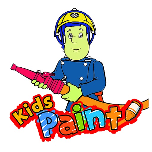 Kids Paint For Fireman Version Free Icon