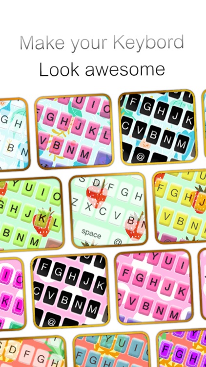 Custom Keyboard Rainbow : Cute Color & Wallpaper Keyboard Designs Themes Style Photo Skins