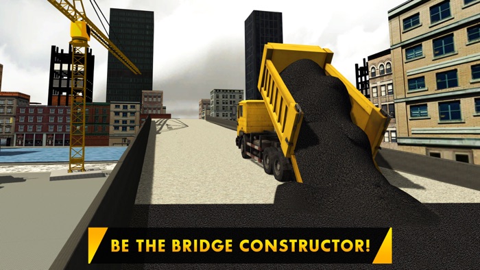 Bridge Builder Crane Operator – 3D city construction truck simulation game