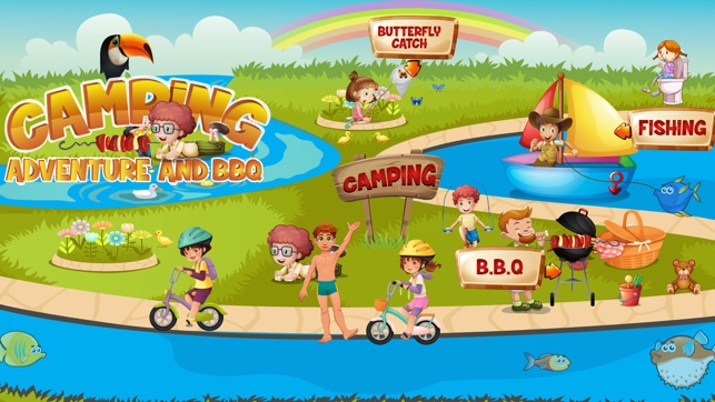 Camping Adventure & BBQ - Outdoor cooking party and fun game(圖2)-速報App