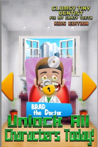 Aaah! Clumsy Tiny Dentist Fix My Crazy Teeth! - Kids Edition screenshot 2