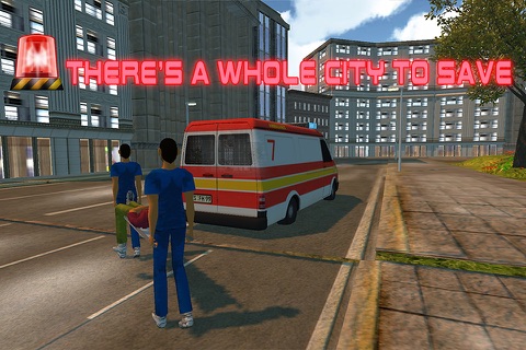 3D Rescue City Ambulance Parking Simulator screenshot 2