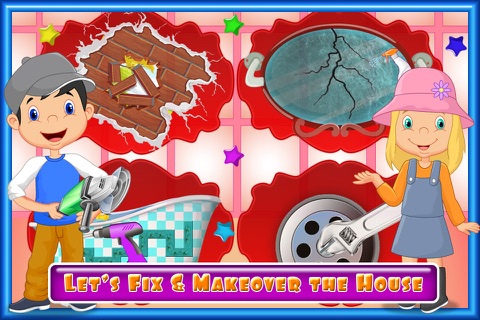 House Makeover – Fix the home accessories & clean up the rooms in this kid’s game screenshot 2