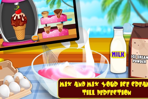 Ice cream maker kitchen - icecream cooking game for crazy chefs screenshot 4