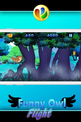 Funny Owl Flight - Free Game For Children screenshot 3