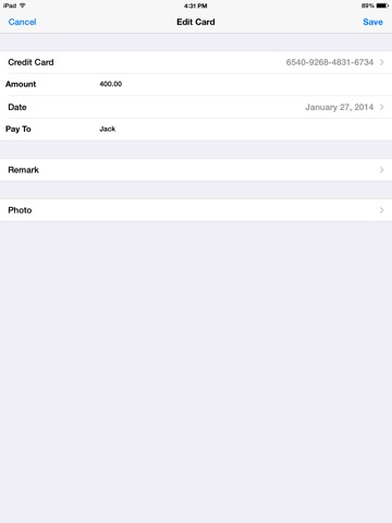 Credit Cards And Cheques Keeper With Backup iPad Credit Cards And Cheques Keeper With Backup iPad