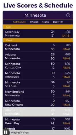 Game screenshot Minnesota Football Radio & Live Scores hack