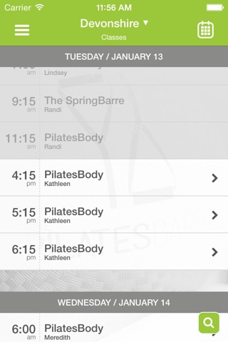 The PilatesBarre screenshot 3