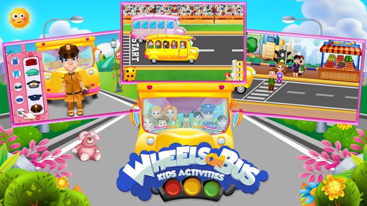 Wheels On Bus Kids Activities screenshot-4