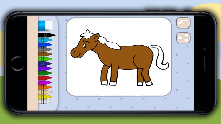 Color farm animals - coloring book screenshot-3
