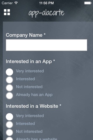 app-alacarte leads screenshot 3