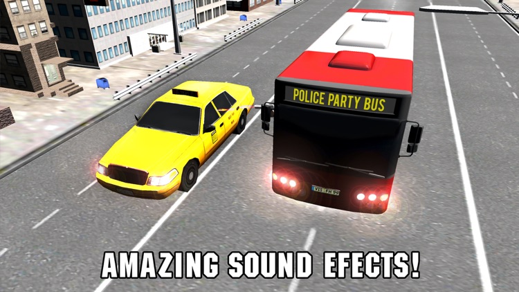 Police Party Bus Racing Simulator 3D