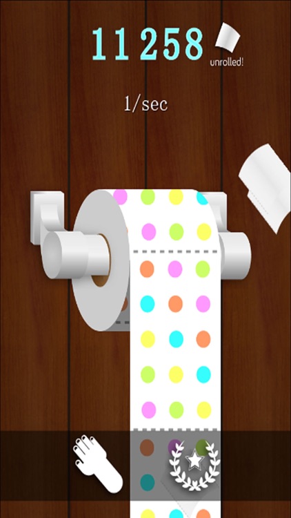 Toilet Paper Swipes - unroll the TP