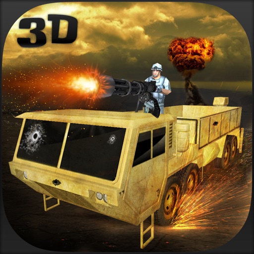 Army Truck Driver 3D Desert Battle Icon