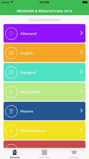 BAC L 2016 : Révisions, Calcul Note, Résultats(圖1)-速報App