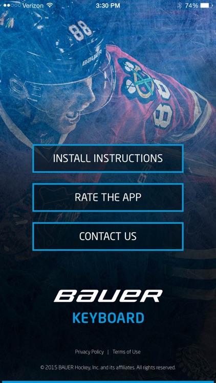 BAUER Hockey Keyboard screenshot-4
