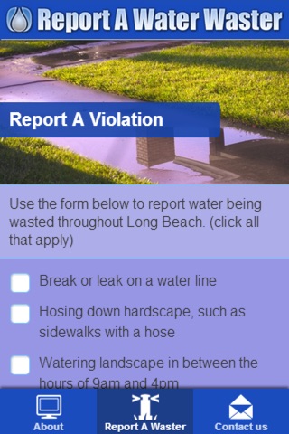 Report A Water Waster screenshot 2