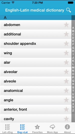 Latin medical terms dictionary(圖4)-速報App