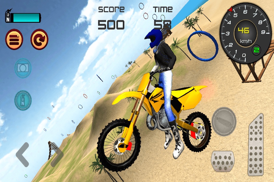 Motocross Beach Jumping 3D - Motorcycle Stunt Game screenshot 2