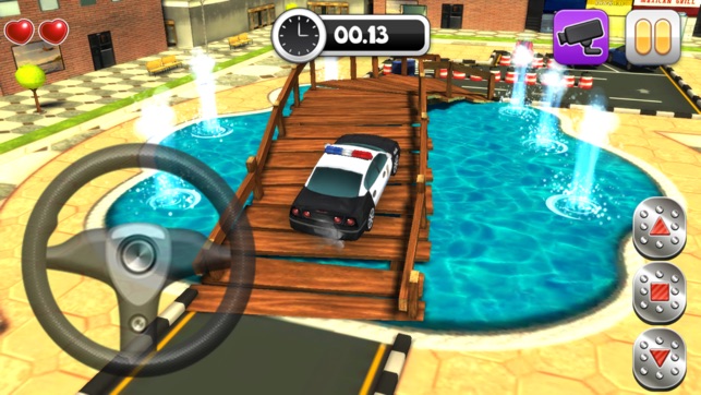 Action Police Car Parking Simulator 3D - Real Test Driving G(圖5)-速報App