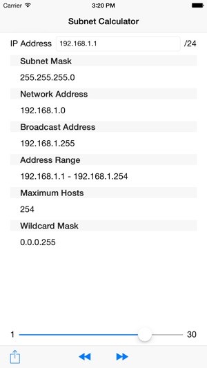 Subnet Calculator +