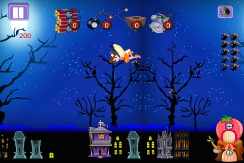 A Flying Fairy Princess Bomber - Dark Witches House Invasion screenshot 2