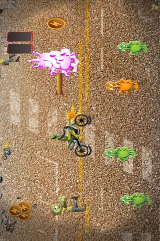 Ace Off-Road Dirt Bikes Versus Alien Invasion - Bikers beware of Zombies from behind screenshot 4