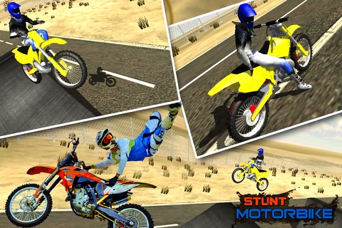 Crazy Motorcycle Stunt Ride simulator 3D – Perform Extreme Driver Stunts with Motor Bike on Dirt screenshot 2